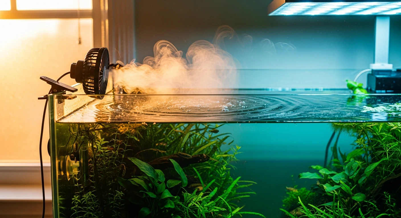 Aquarium kühlen im Sommer: Lüfter oder Chiller?