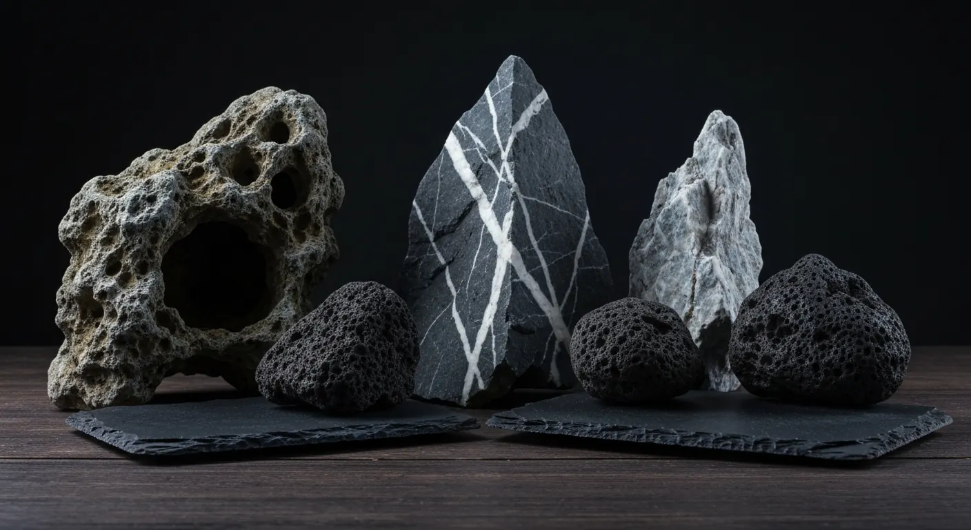 Aquascaping-Steine: Drachenstein, Seiryu & Lava