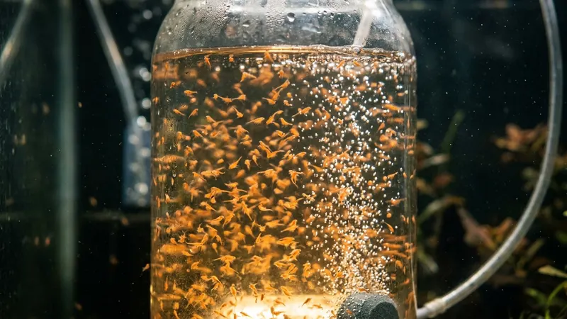 Artemia selber züchten: Anleitung für Aufzuchtfutter
