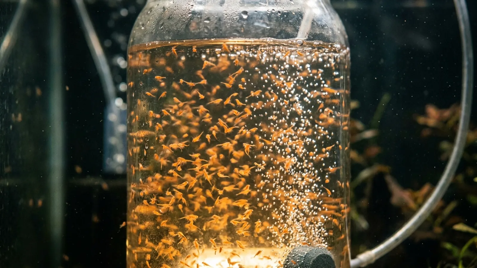 Artemia selber züchten: Anleitung für Aufzuchtfutter