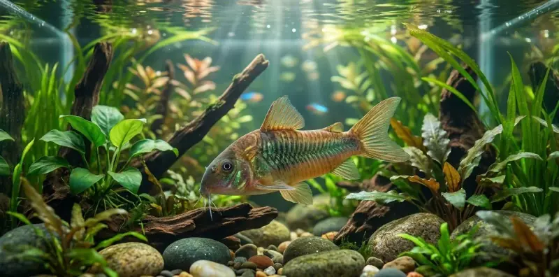 Metallpanzerwels (Corydoras aeneus): Steckbrief