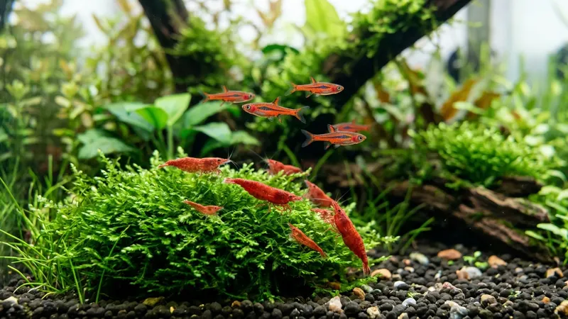 Garnelen vergesellschaften: welche Fische passen?