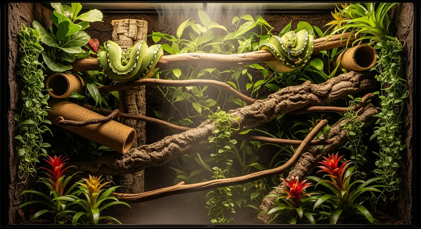 Hochkant-Terrarium: Das richtige Setup für Geckos, Spinnen und Kletterer