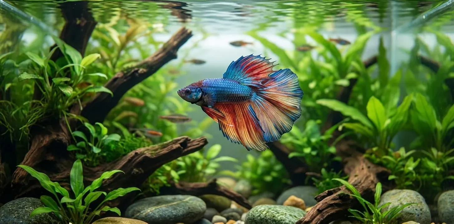 Siamesischer Kampffisch (Betta splendens) — Foto
