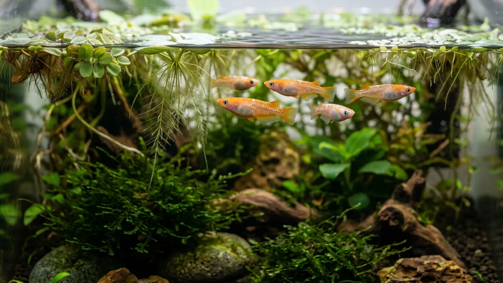 Medaka (Japanischer Reisfisch) (Oryzias latipes) — Foto
