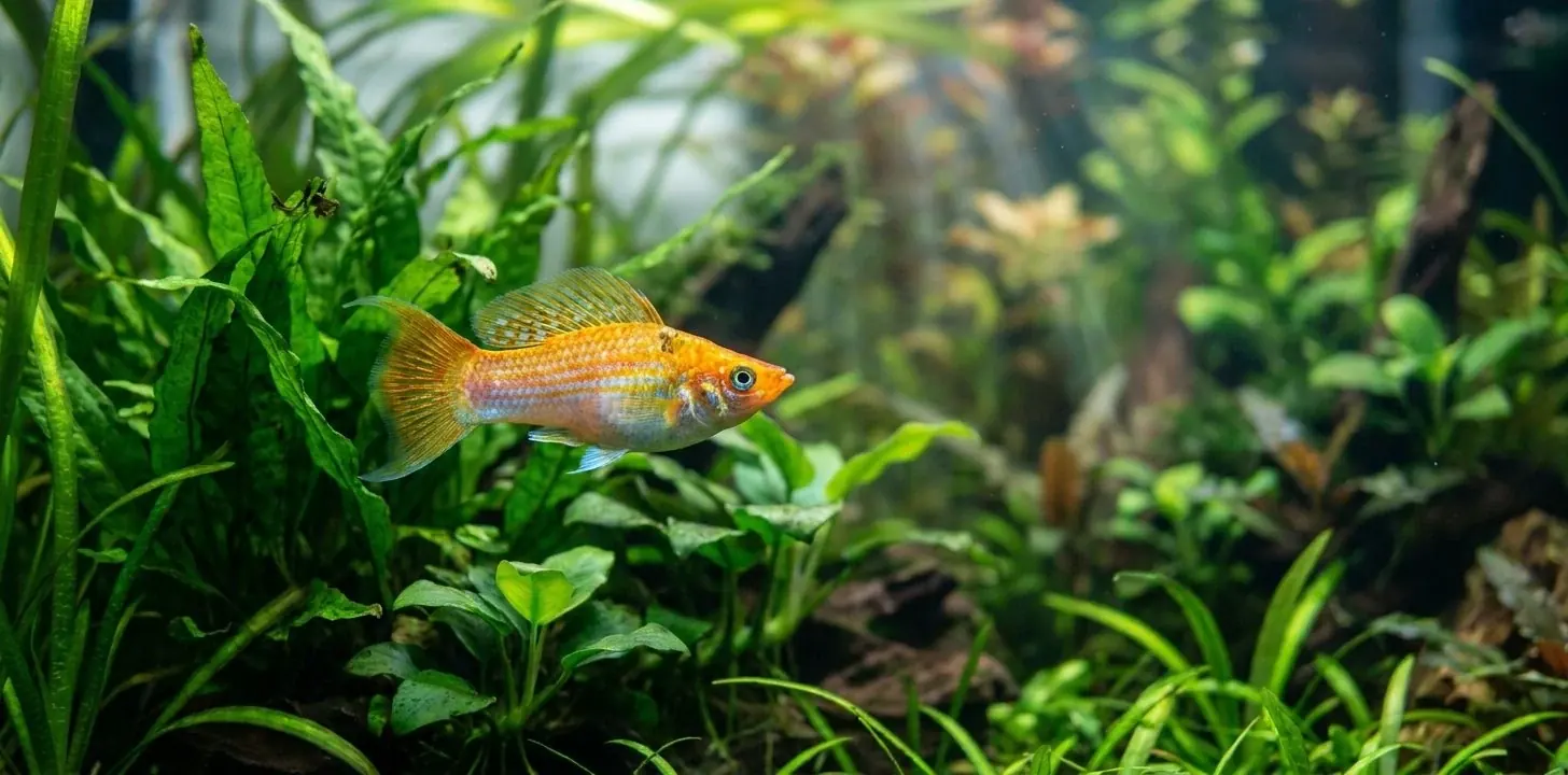 Molly (Poecilia sphenops) — Foto