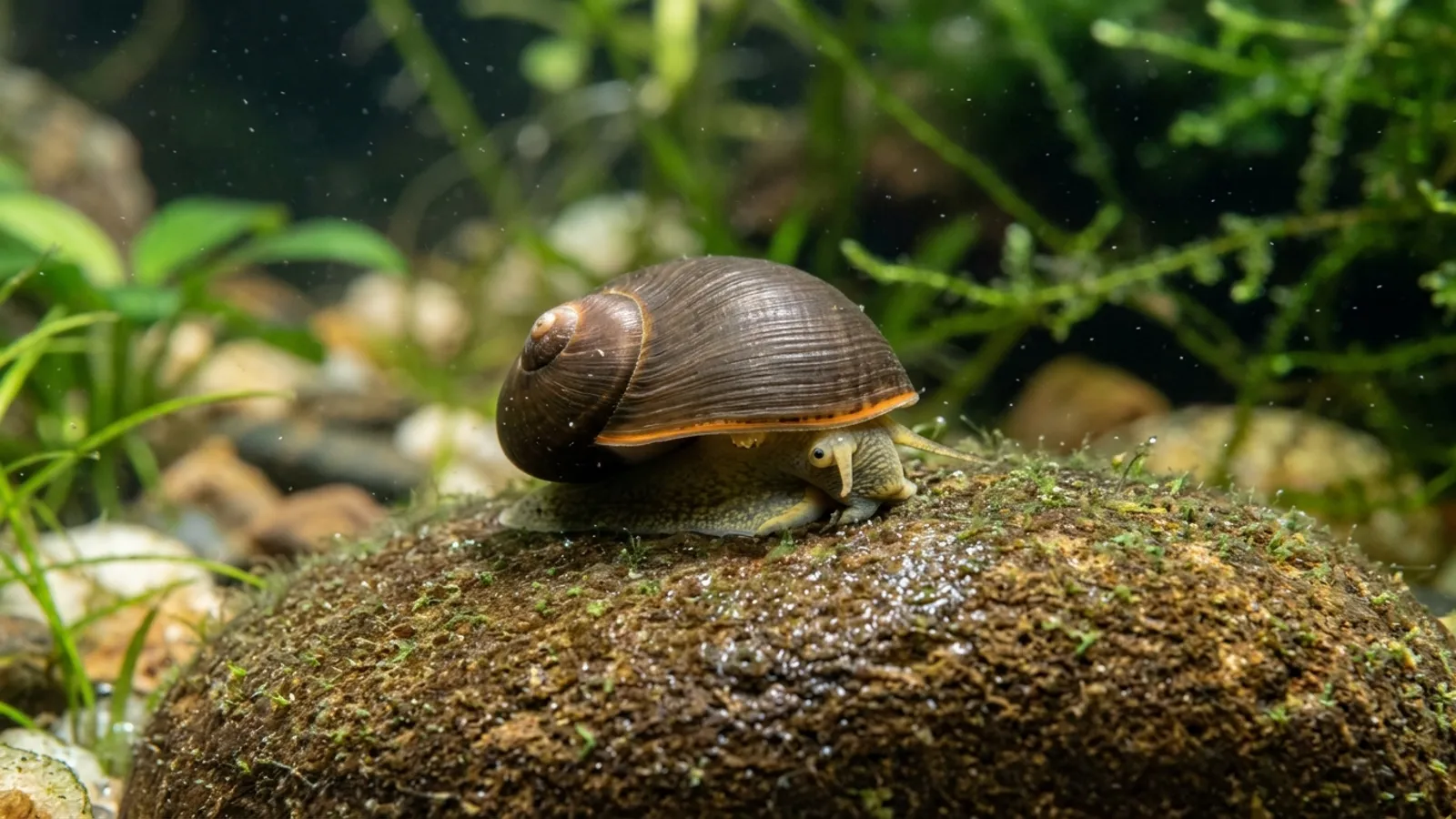Napfschnecke: der Kieselalgen-Bulldozer im Becken