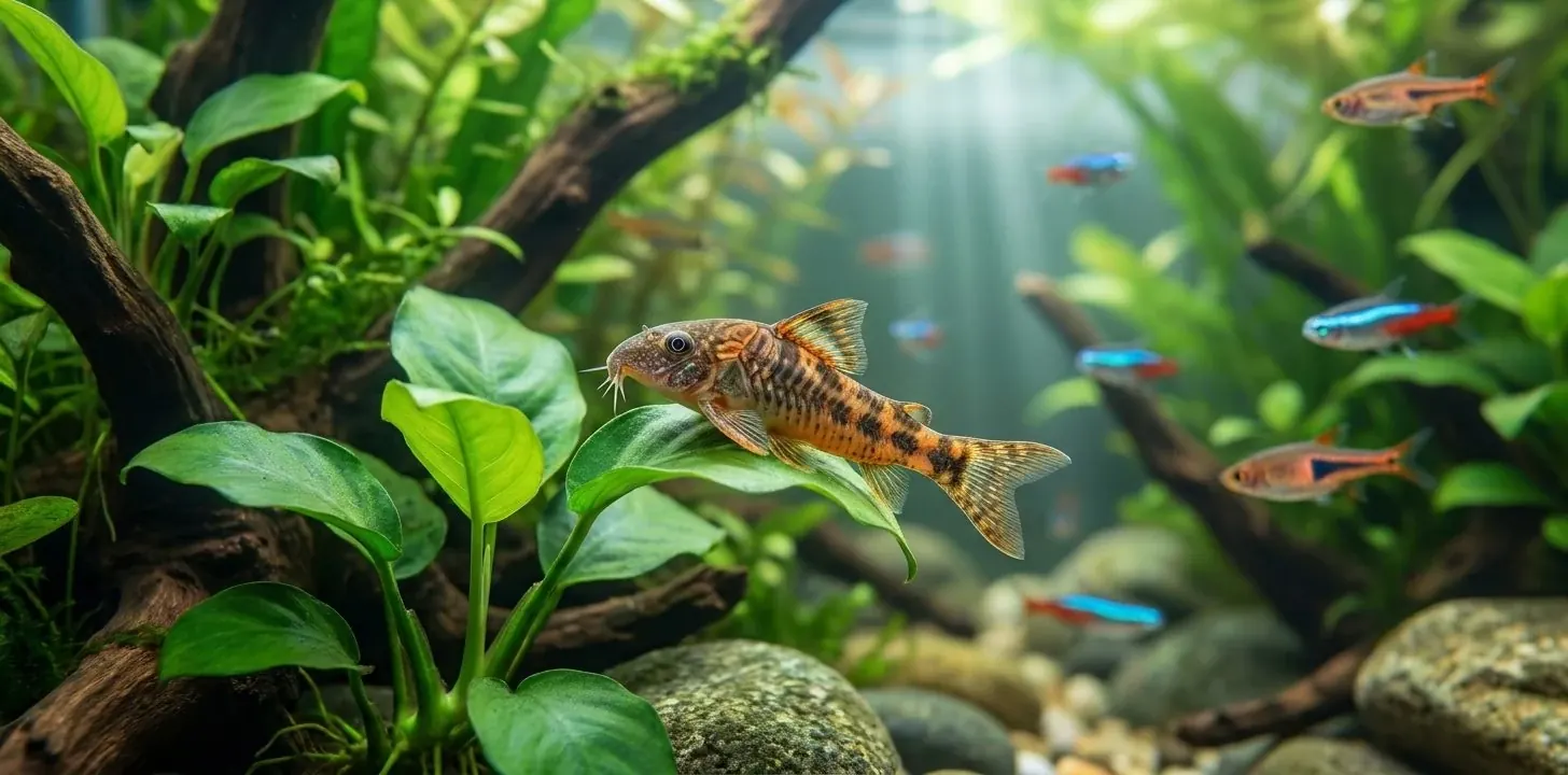 Ohrgitterharnischwels (Otocinclus affinis) — Foto
