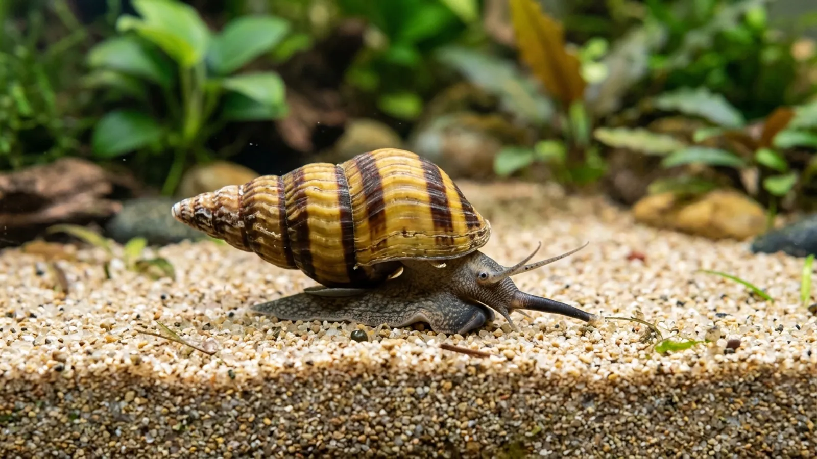 Raubschnecke (Anentome helena): die biologische Waffe