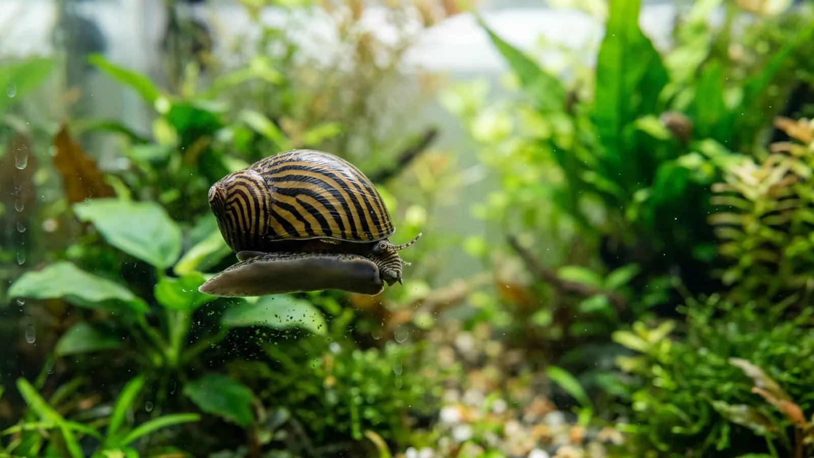 Rennschnecke im Aquarium: die Algenpolizei ohne Plage
