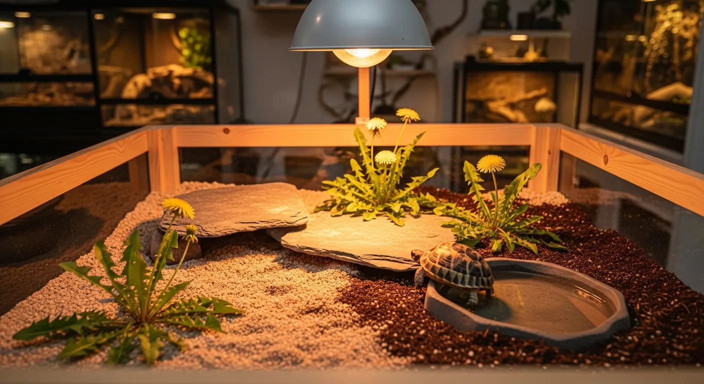 Schildkröten-Terrarium: Maße, Einrichtung & häufige Fehler