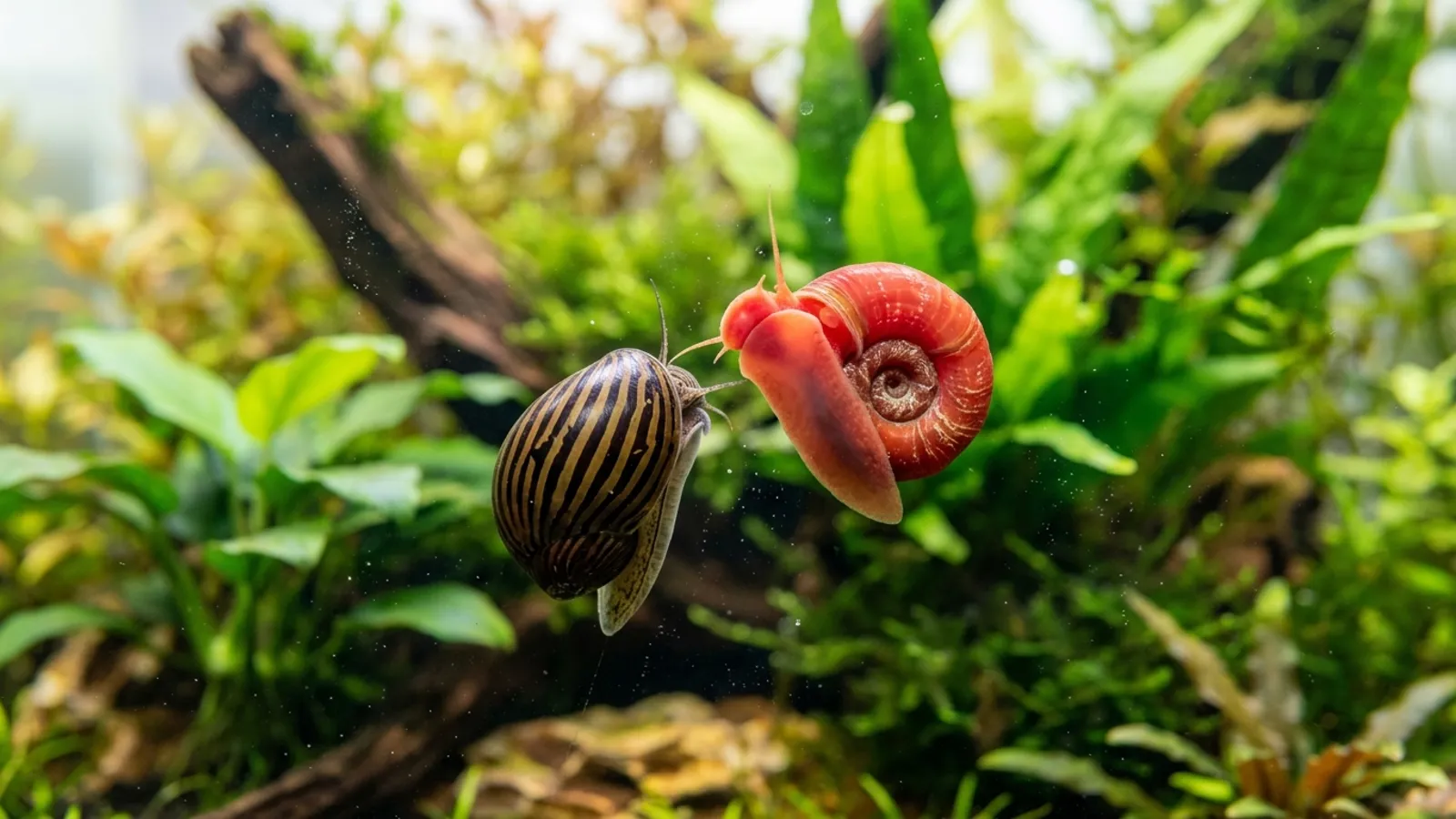 Schnecken im Aquarium: Nutztier oder Plage?