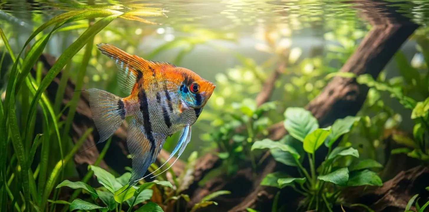 Skalar (Pterophyllum scalare) — Foto